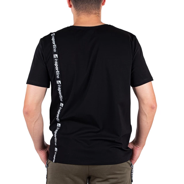 Pánské triko inSPORTline Sidestrap Man - černá