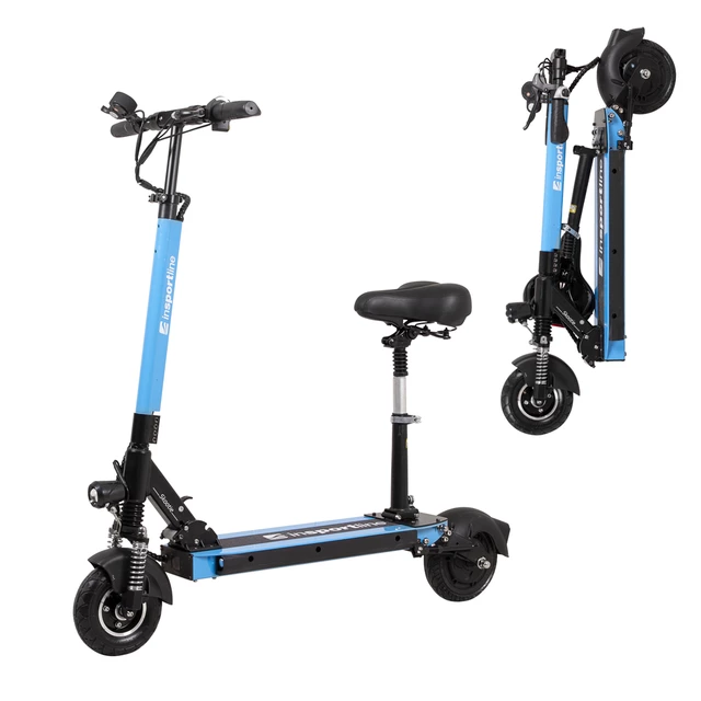 Elektroroller inSPORTline Skootie Pro 8" mit Sattel - blau