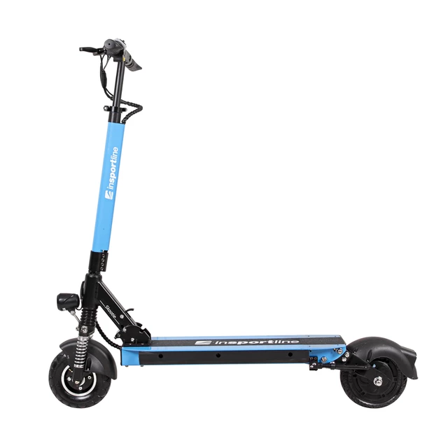 Elektroroller inSPORTline Skootie Pro 8" mit Sattel - blau