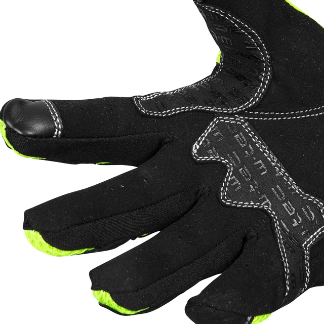 Moto rukavice W-TEC Upgear - černá-fluo