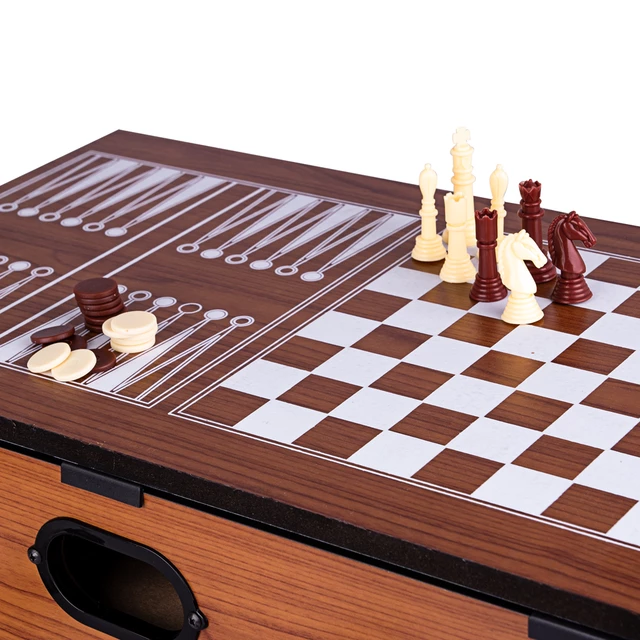 Stół do gry w piłkarzyki tenis bilard szachy WORKER Mini 5w1