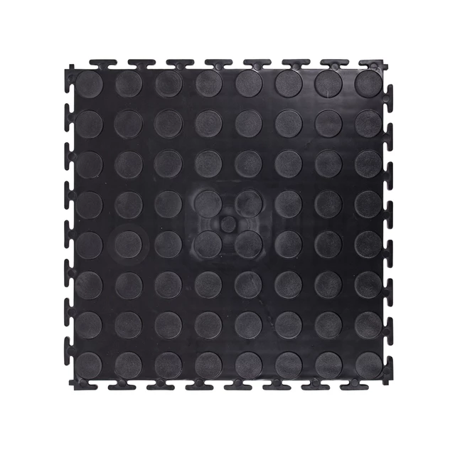 Puzzle zátěžová podložka inSPORTline Avero 0,6 cm - černá