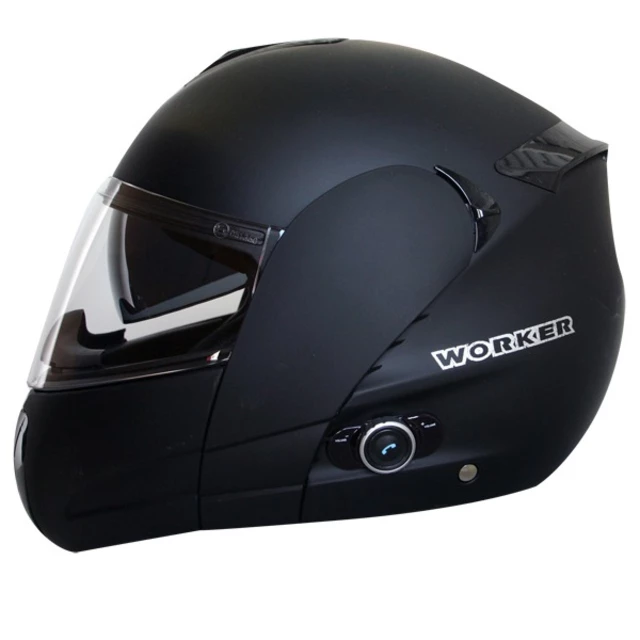 WORKER V210 Bluetooth motorcycle helmet + Interkom - Black