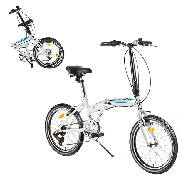 Folding Bike DHS Folder 2095 20” – 2017 - White-Blue