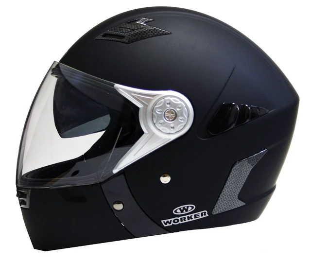 Motorcycle Helmet WORKER V220 - Black