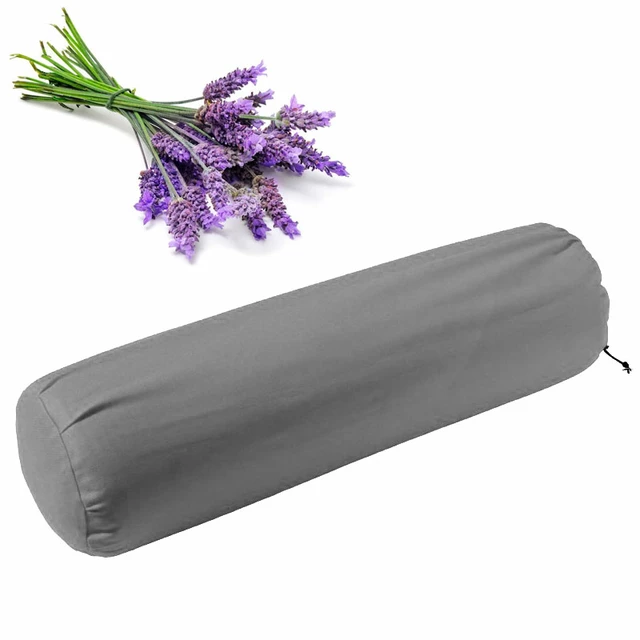 Yoga Bolster ZAFU Comfort JBL-020 with lavender - Grey