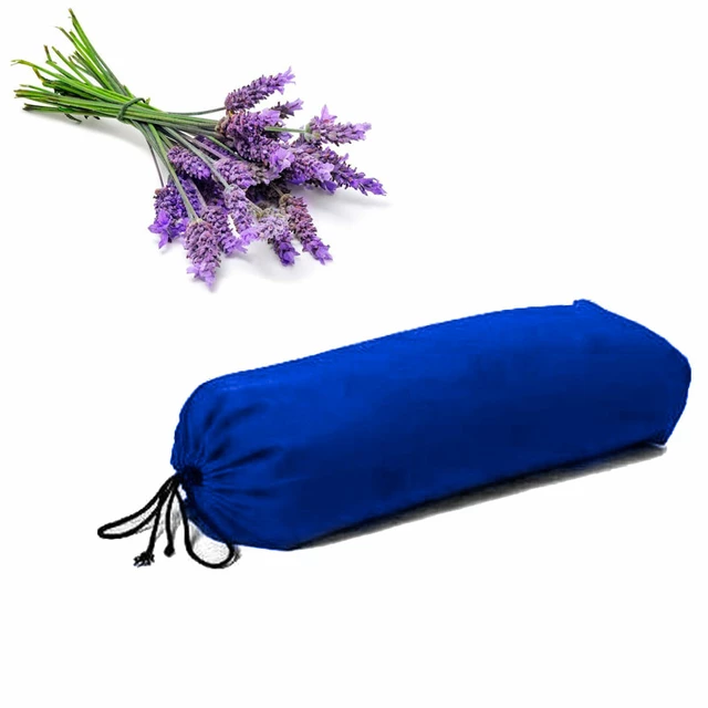 Yoga Bolster ZAFU Comfort with lavender - Blue
