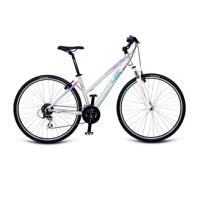Women’s Cross Bike 4EVER Jasmine 28” – 2018 - Silver-Blue