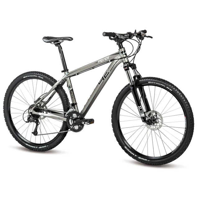 Horský bicykel 4EVER Fever Disc 27,5" - model 2015 - titan-čierna