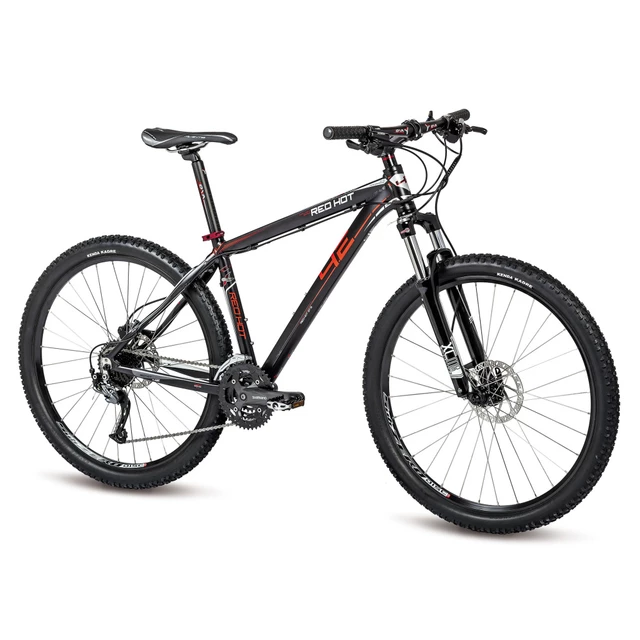 Horský bicykel 4EVER Red-Hot Disc 27,5" - model 2015 - čierna matt-červená