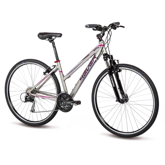 Crossový bicykel 4EVER Pulse - model 2015 - strieborno-fialová