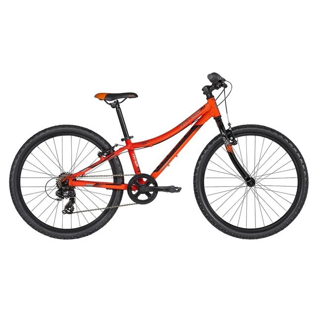 Juniorský bicykel KELLYS KITER 30 24" - model 2019 - Neon Orange