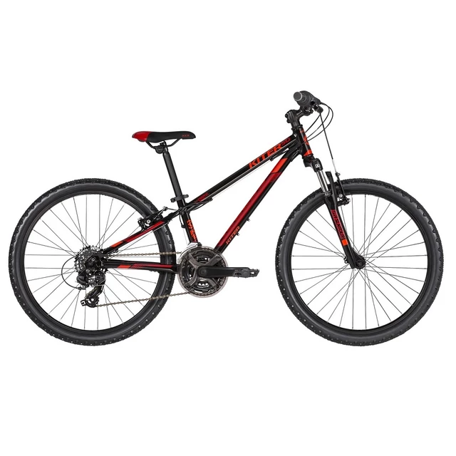 Juniorský bicykel KELLYS KITER 50 24" - model 2019 - Black Red