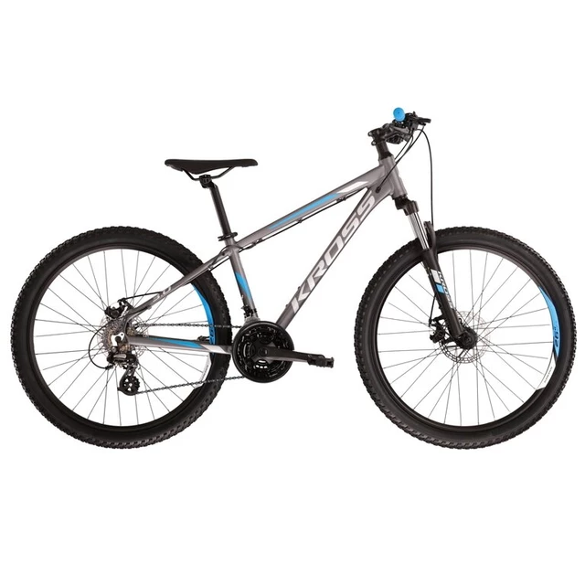 Horský bicykel Kross Hexagon 3.0 27,5" Gen 004 - grafitová/modrá/šedá - grafitová/modrá/šedá