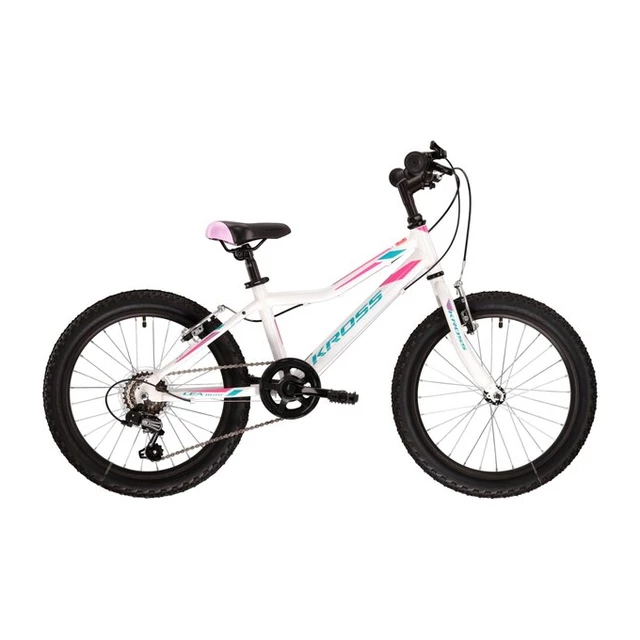 Gyerek kerékpár Kross Lea Mini 1.0 20" - modell 2022 - szürke/akvamarinkék
