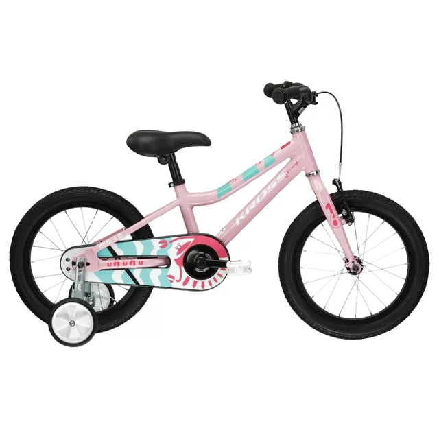 Children’s Bike Kross Mini 4.0 16” – 2025 - růžová / seledynová / růžová / lesk