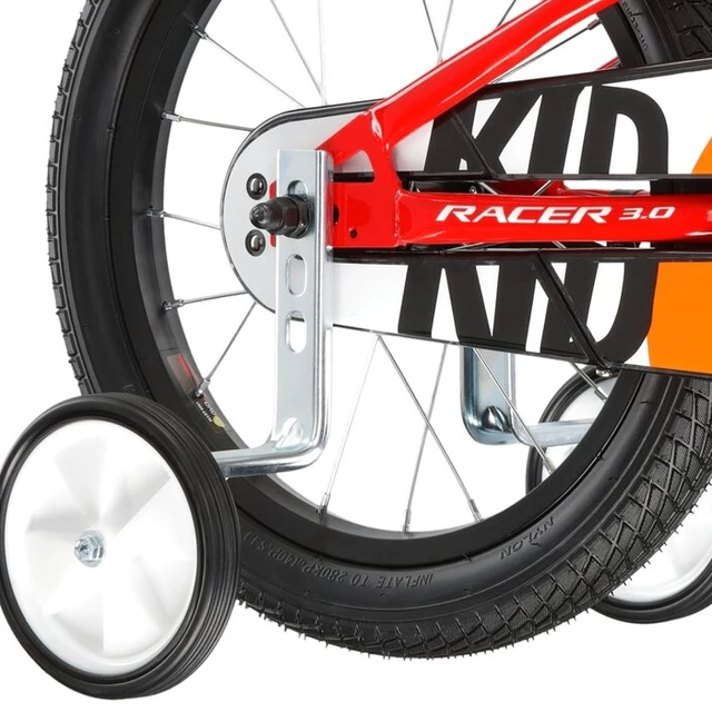 Detský bicykel Kross Racer 3.0 16" Gen 005 - červená/oranžová/biela