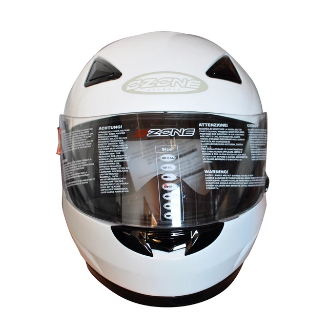 Motorradhelm Ozone A-951 - weiß