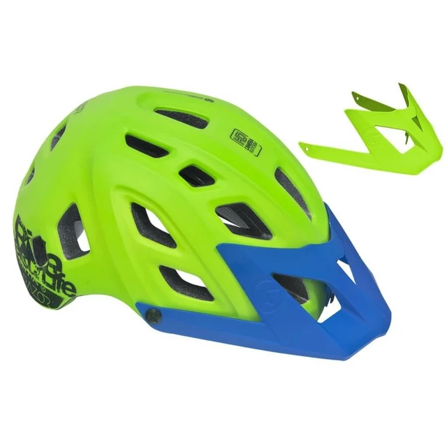 Kellys Razor Fahrradhelm (ohne MIPS) - lime grün