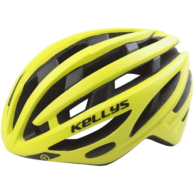 Cycling Helmet Kellys Spurt - Blue - Neon Yellow