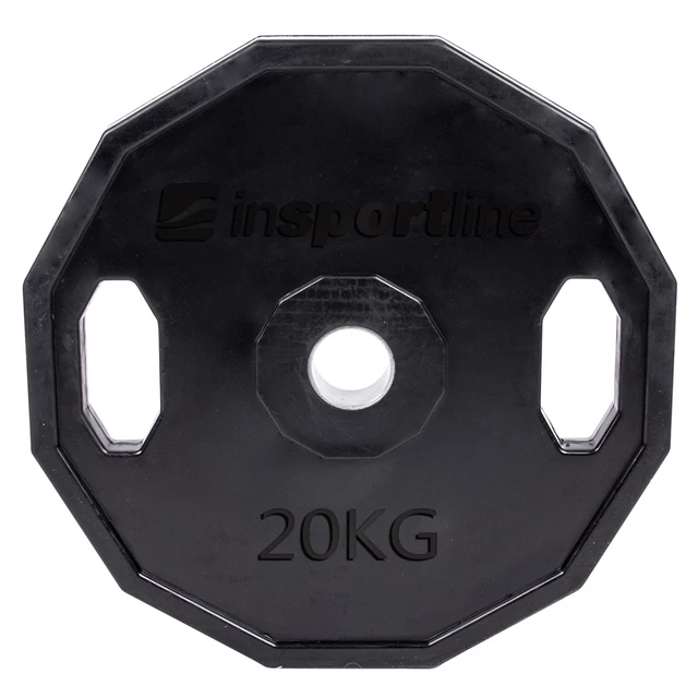 Pogumované olympijské kotouče inSPORTline Ruberton 50 mm 1,25-25 kg