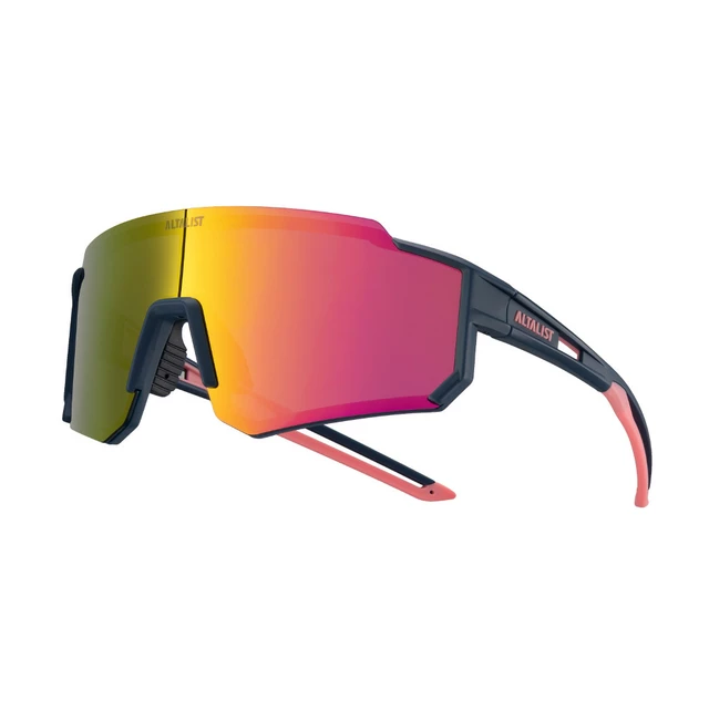 Sportowe okulary przeciwsłoneczne Altalist Legacy 2 - czarny z czerwonymi okularami