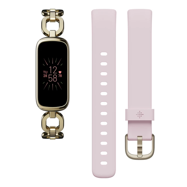 Fitness náramok Fitbit Luxe Special Edition Gorjana Soft Gold/Peony