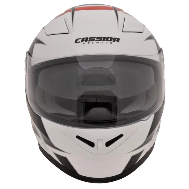 Motorradhelm Cassida Evo - schwarz-weiß