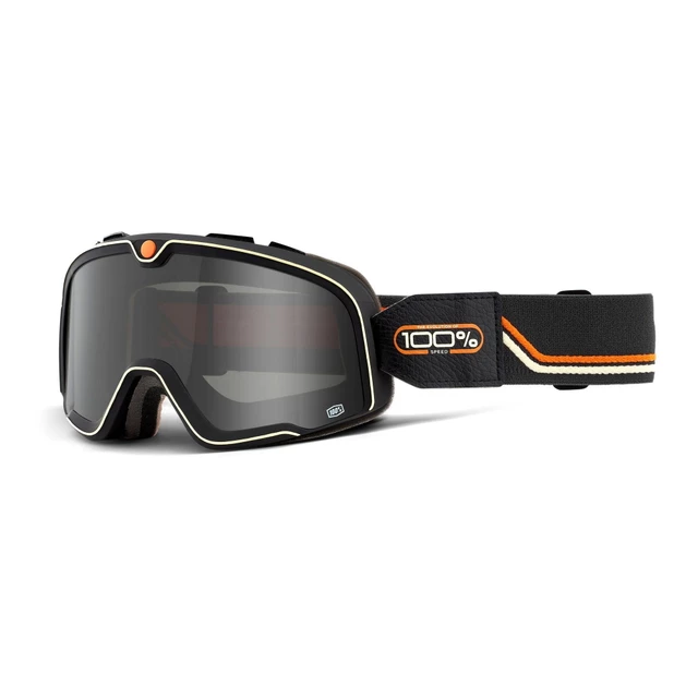 Motokrosové brýle 100% Barstow - Team Speed černá, kouřové plexi