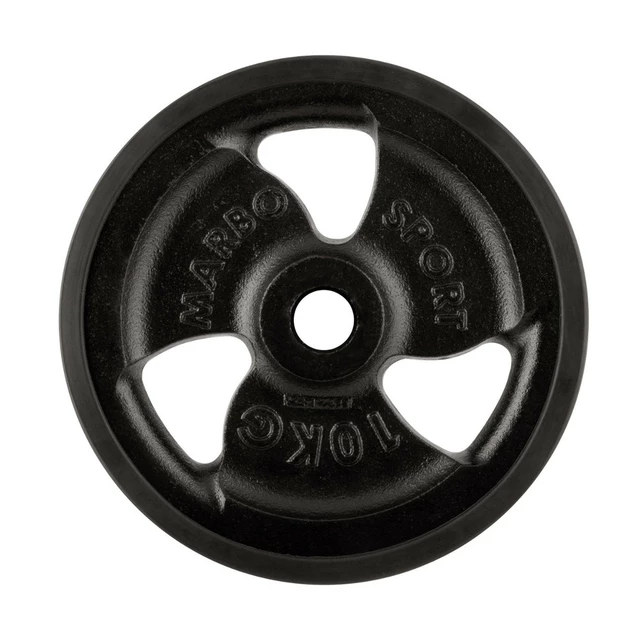 Rubber Coated Weight Plate Marbo Sport MW-O10G 10 kg