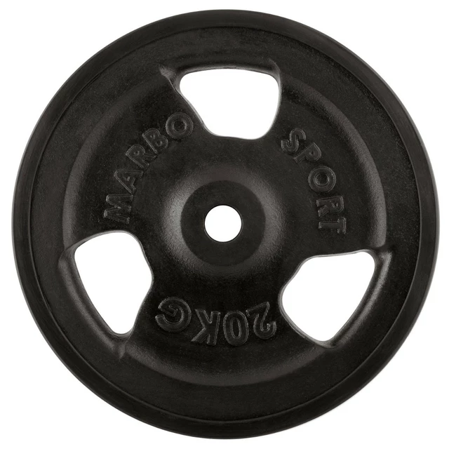 Rubber Coated Weight Plate Marbo Sport MW-O20G 20 kg