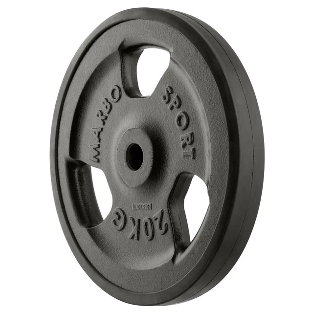 Rubber Coated Weight Plate Marbo Sport MW-O20G 20 kg