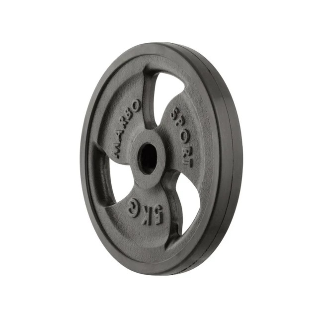 Rubber Coated Weight Plate Marbo Sport MW-O5G 5 kg