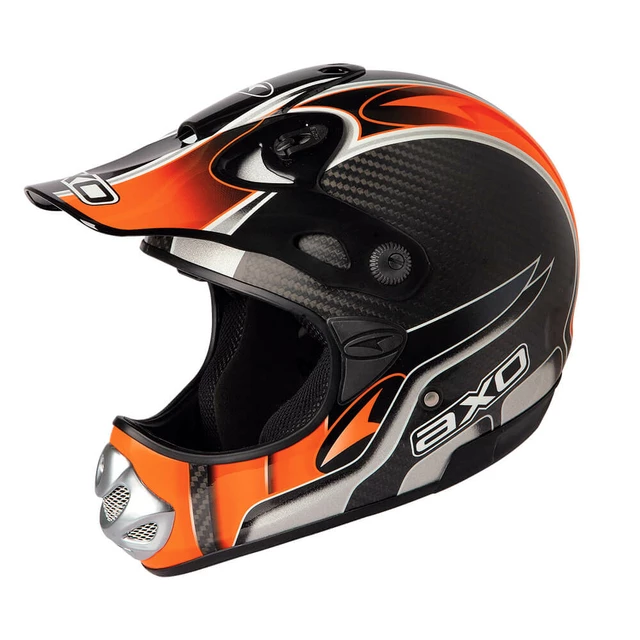 Motocross Helmet AXO MM Carbon Evo - Orange