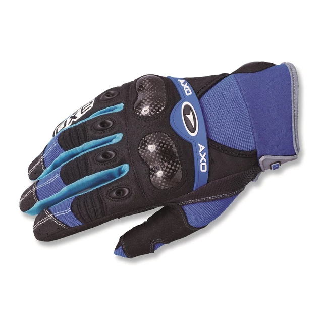 Motocross Gloves AXO VR-X - Blue