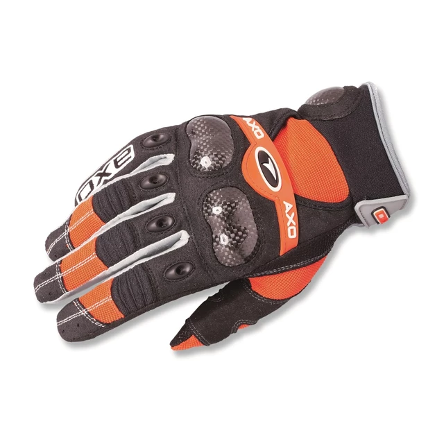 Motocross Gloves AXO VR-X - Orange