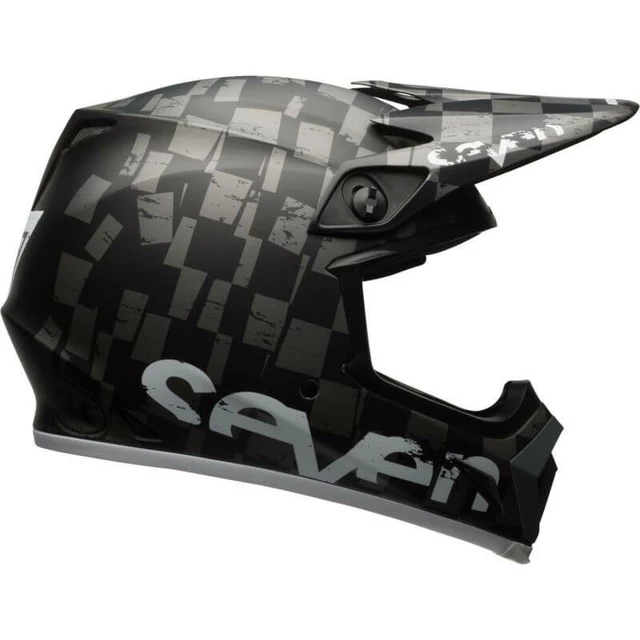 Motocross Helmet BELL MX-9 MIPS - Seven Checkmate Matte Black