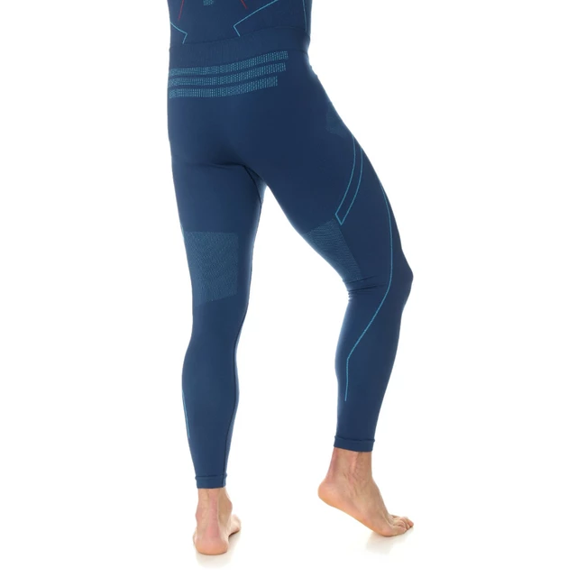 Men’s Thermal Pants Brubeck Thermo - Black/Blue