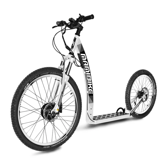 E-Scooter Mamibike MOUNTAIN w/ Quick Charger - White-Black