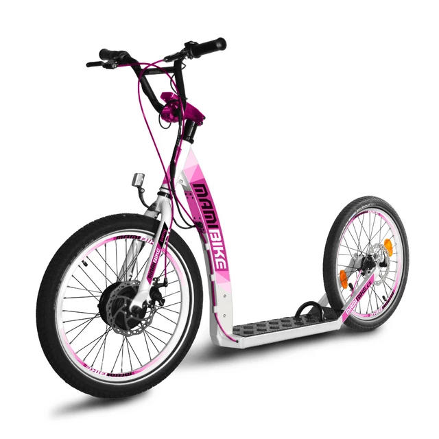 E-Scooter Mamibike PONY w/ Quick Charger - White-Pink