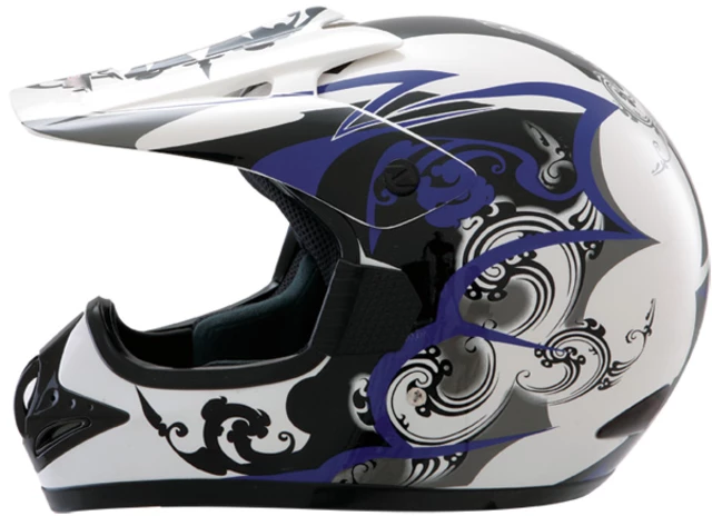 WORKER MAX606-1 Motorcycle Helmet - Magic Blue