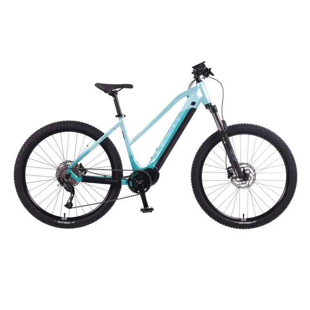Górski rower elektryczny Levit Muan BF3 Midstep 630 27,5" - model 2024 - Mint Pearl