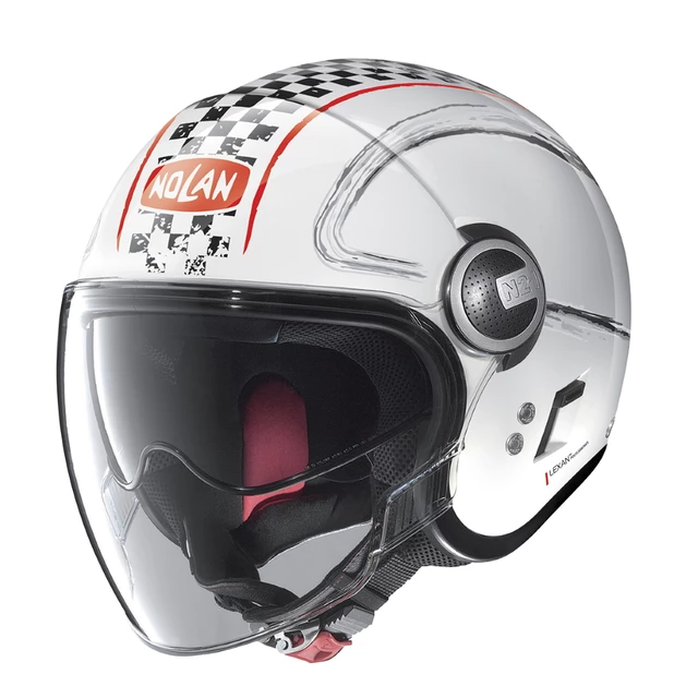 Motorcycle Helmet Nolan N21 Visor Getaway - Metal White-Red