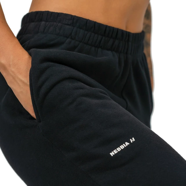 Loose-Fitting Sweatpants Nebbia GYM TIME 281 - Black