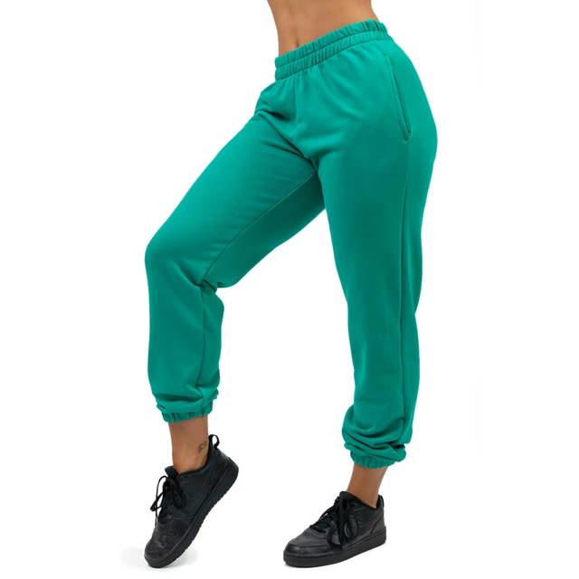 Luźne sportowe spodnie dresowe Nebbia GYM TIME 281 - Zielony
