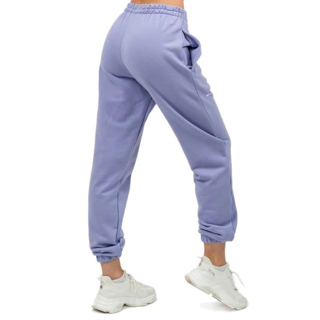 Luźne sportowe spodnie dresowe Nebbia GYM TIME 281 - Jasny fiolet