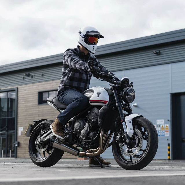Men’s Motorcycle Jeans Oxford Original Approved CE Slim Fit Indigo