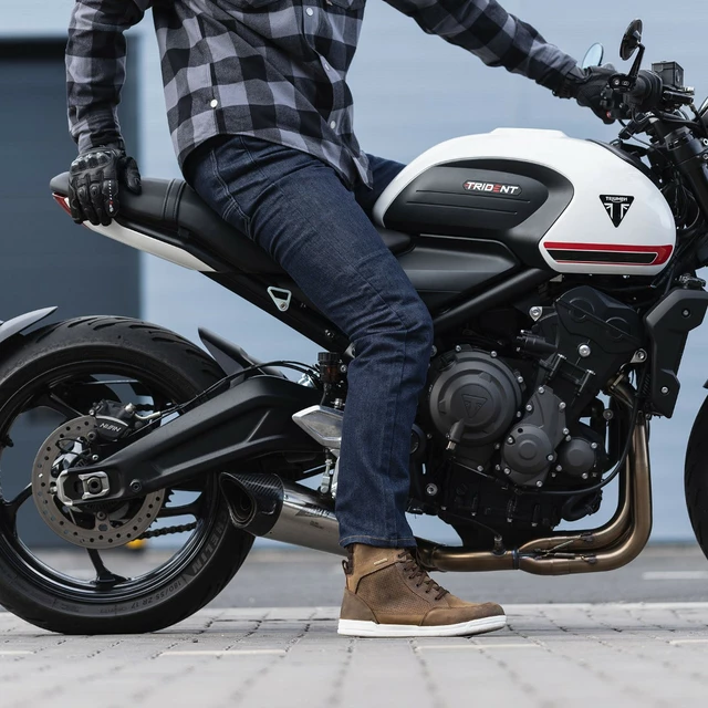 Pánské moto kalhoty Oxford Original Approved Jeans CE volný střih indigo