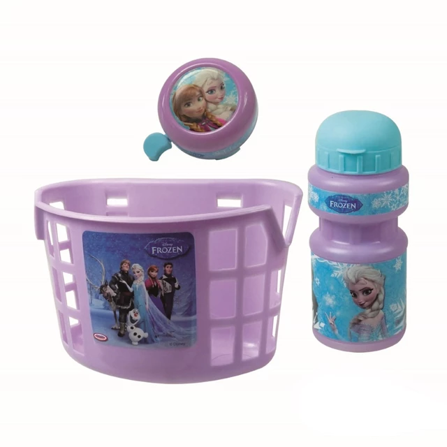 Bicycle Set Frozen (Basket, Bell, Bottle)