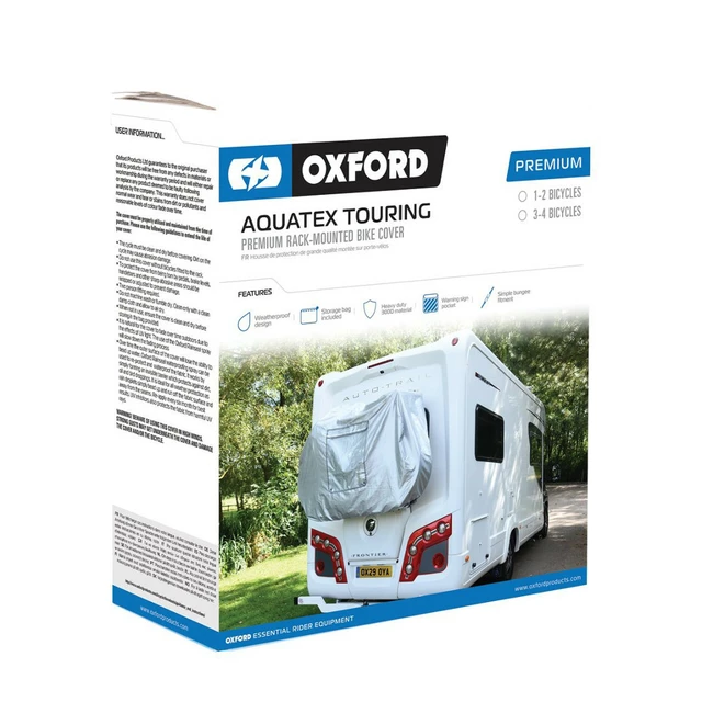 Cover for 3-4 Bikes Oxford Aquatex Touring Premium